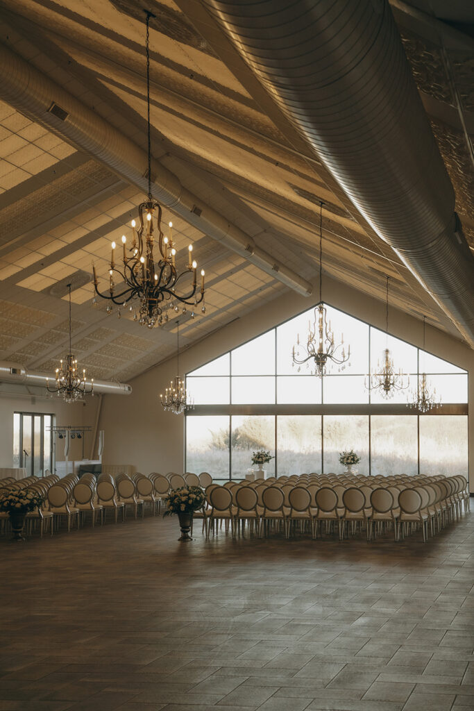 Simple and elegant set up by The Events Paige at Edward Anne Estate vintage wedding