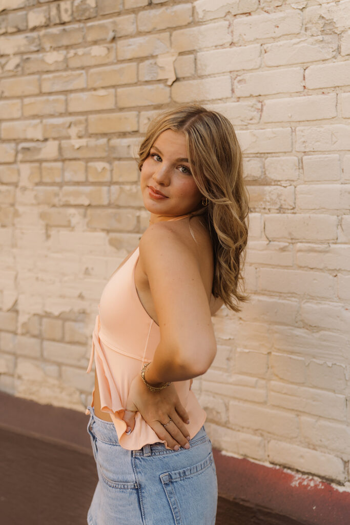 Senior photo inspiration for girly-girls in Minnesota